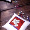 Amohadones Sublimados para pintar con Fibras